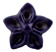 Navy Blue Ceramic Dresser Flower Knob Online